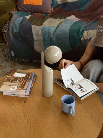 Fine Lumens MONO Portable Reading Lamp Beige