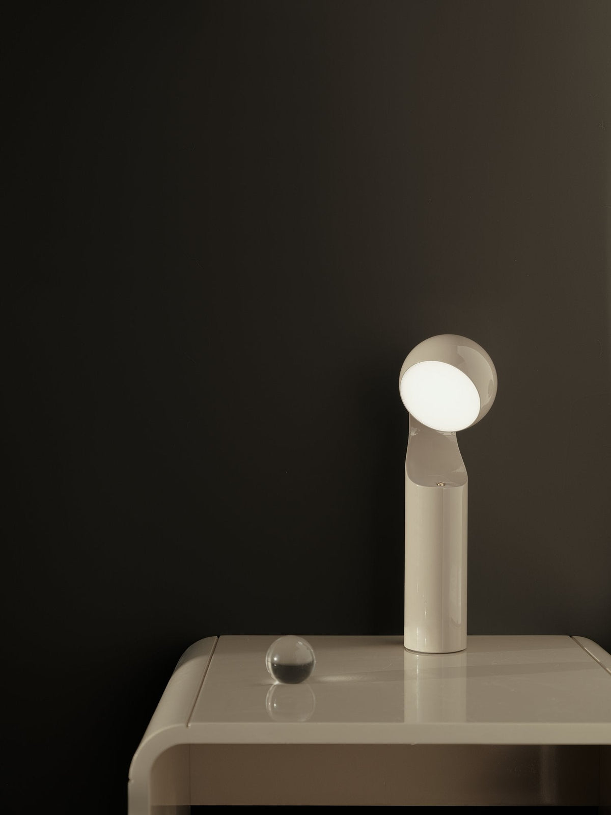 Fine Lumens MONO Portable Reading Lamp Beige
