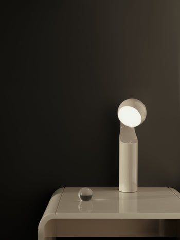 Fine Lumens MONO Portable Reading Lamp Beige