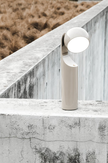 Fine Lumens MONO Portable Reading Lamp Beige