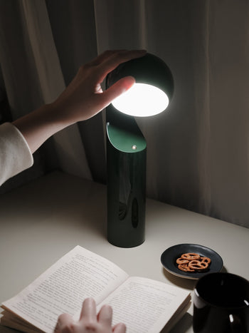 Fine Lumens MONO Portable Reading Lamp Forest Green