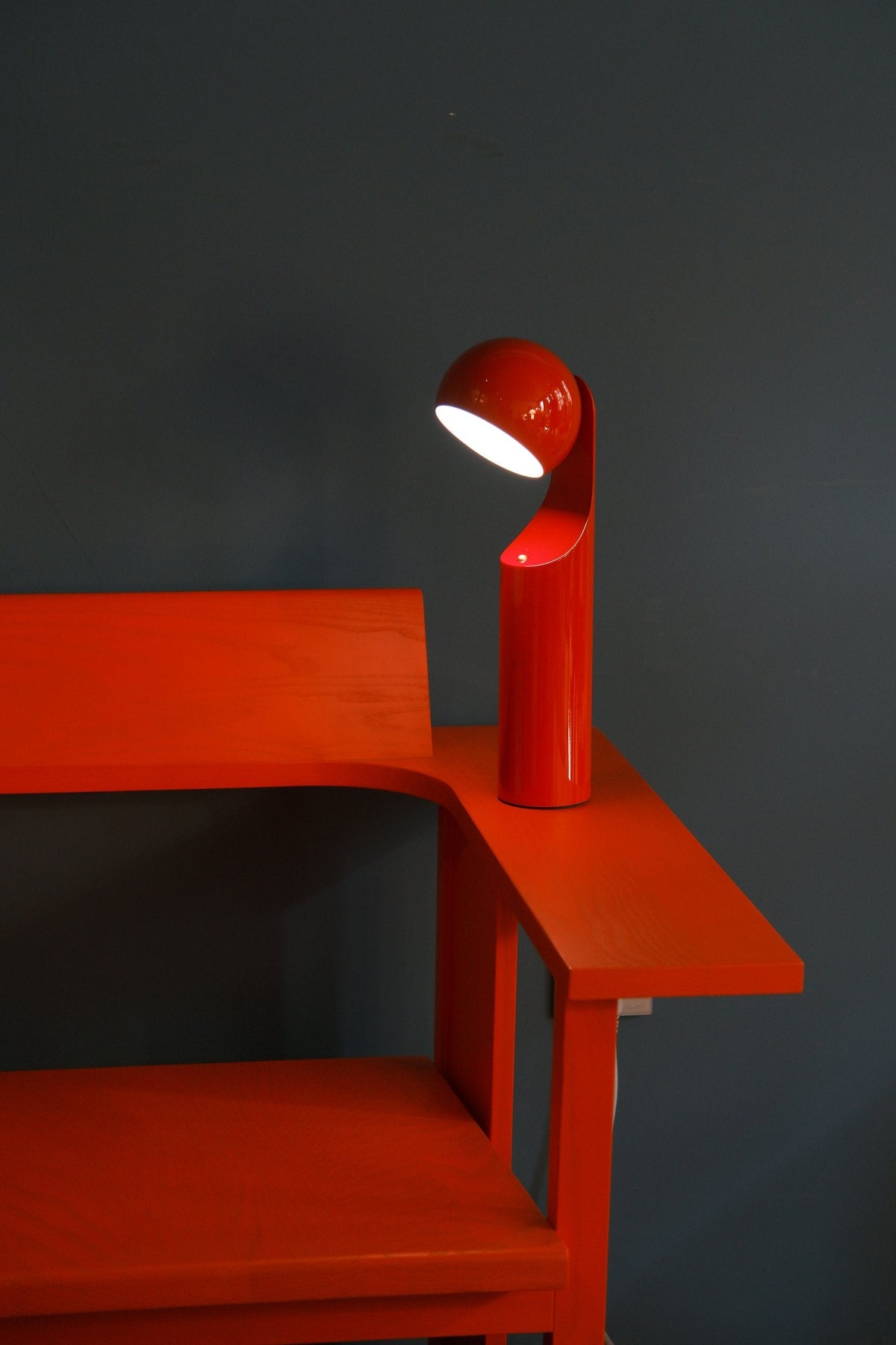 Fine Lumens MONO Portable Reading Lamp Tangerine