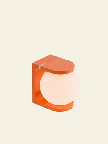 Fine Lumens PLAT MAX Table Lamp Flame Orange