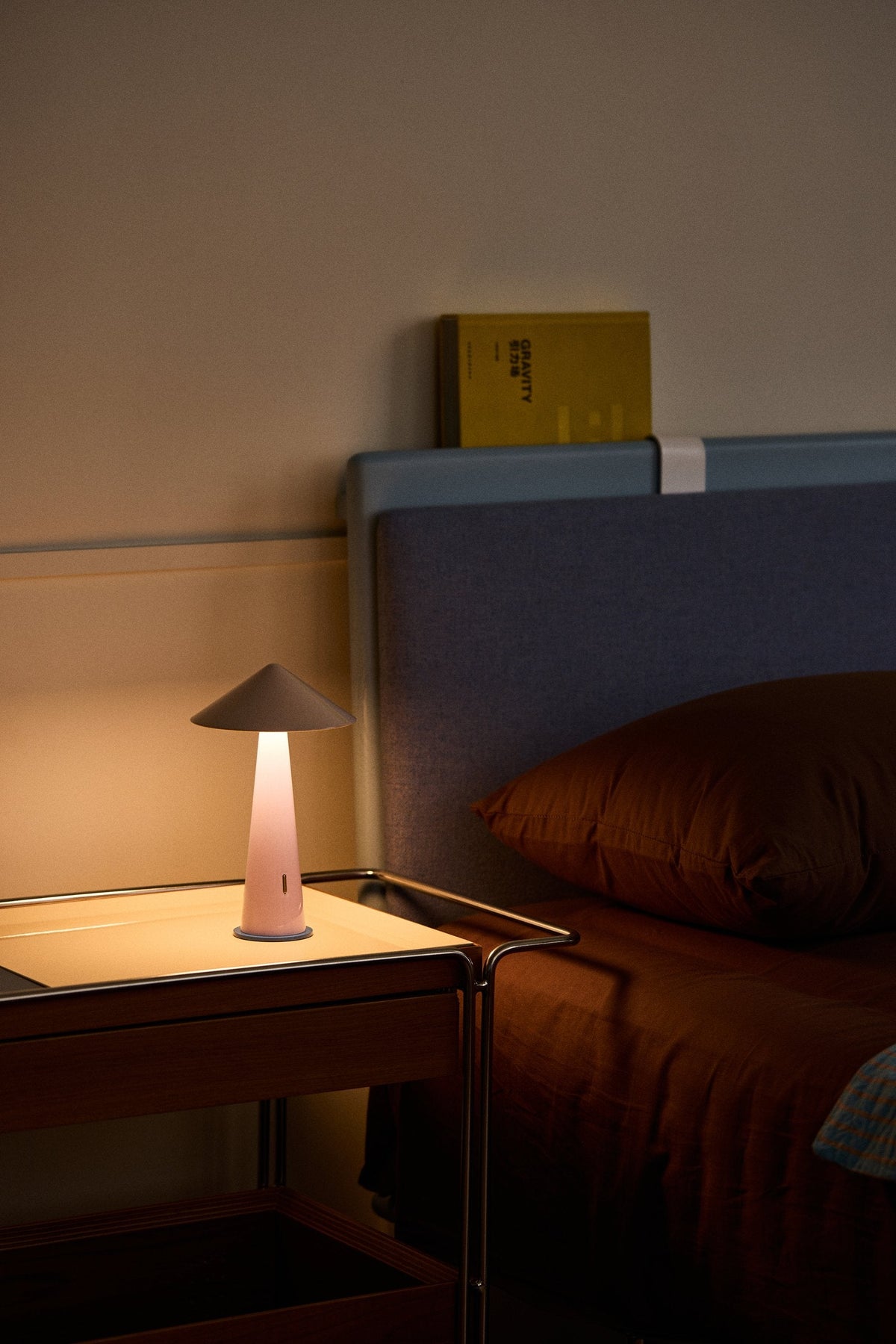 Fine Lumens Tipsy Portable Lamp Powder Pink/Soft Purple