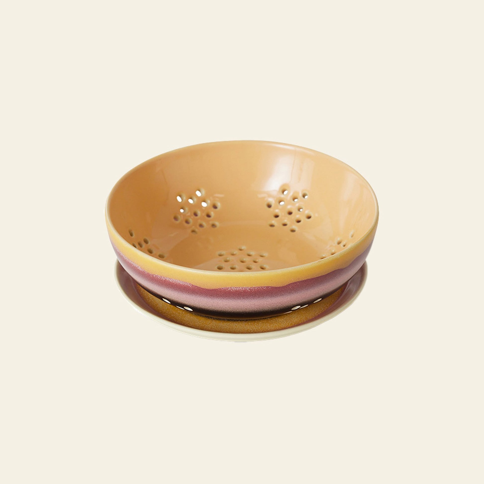 HKLIVING 70s Ceramics Berry Bowl Sunset