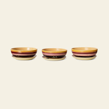 HKLIVING 70s Ceramics Berry Bowl Sunset