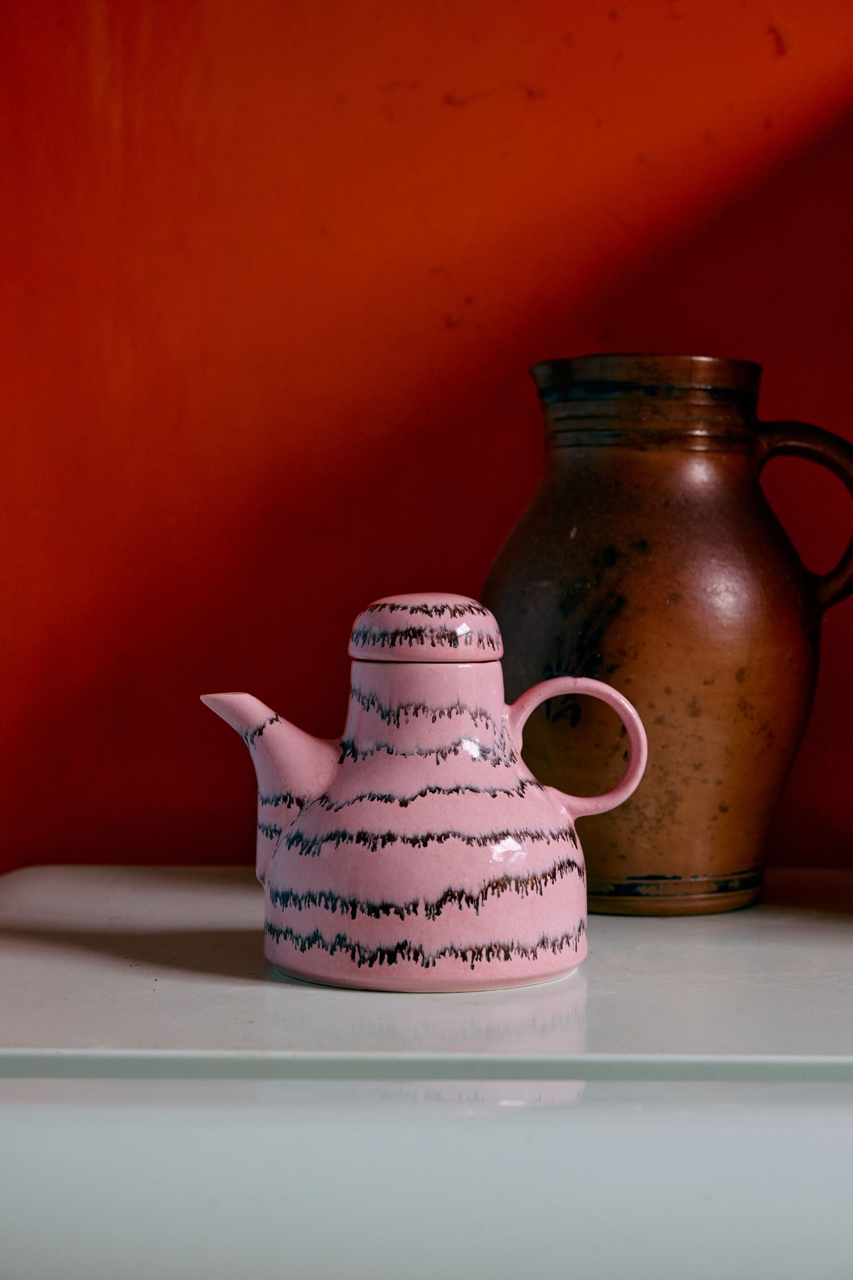 HKLIVING 70s Ceramics Coffee Pot Bubble