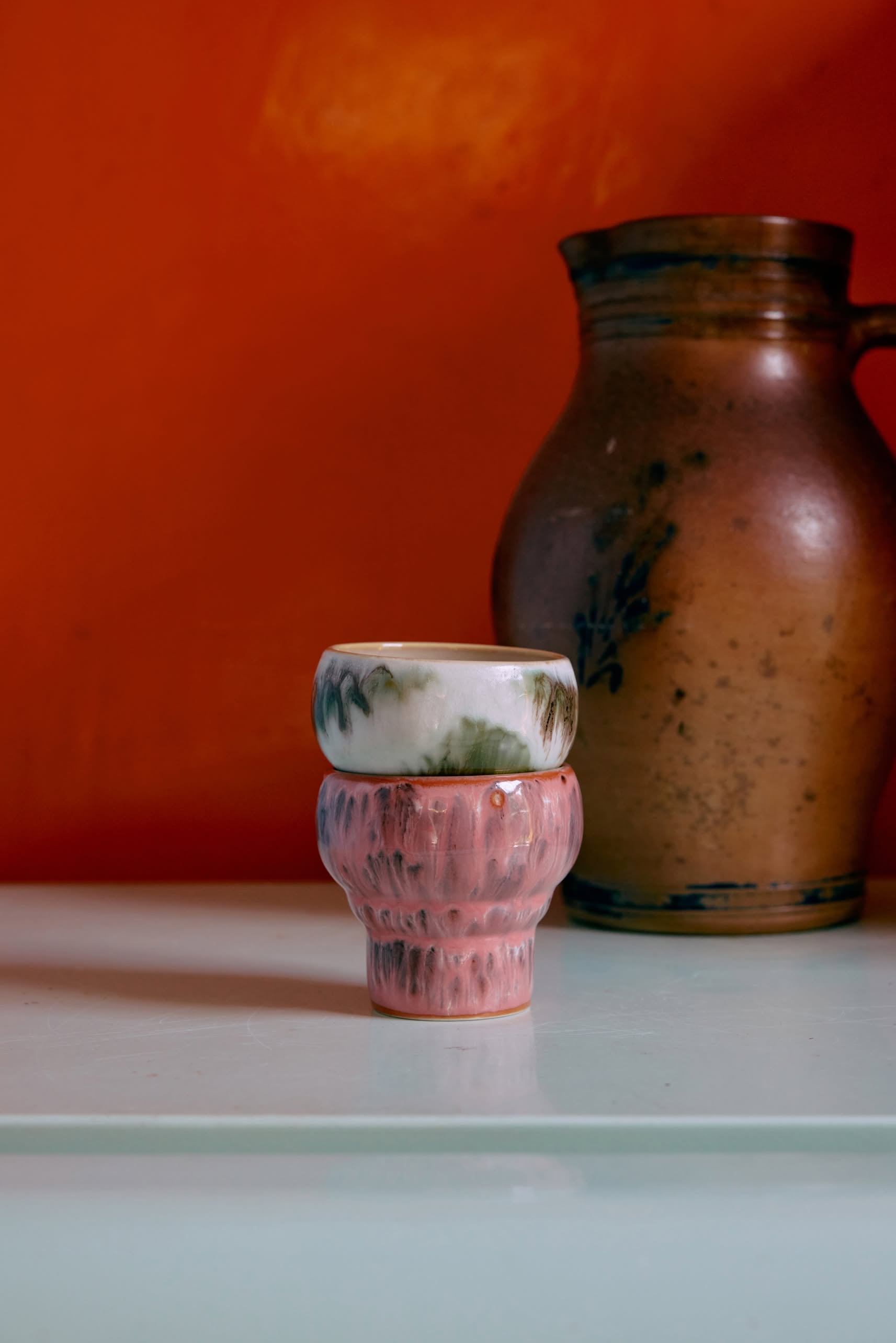 HKLIVING 70s Ceramics: Lungo Mugs, Set of 2