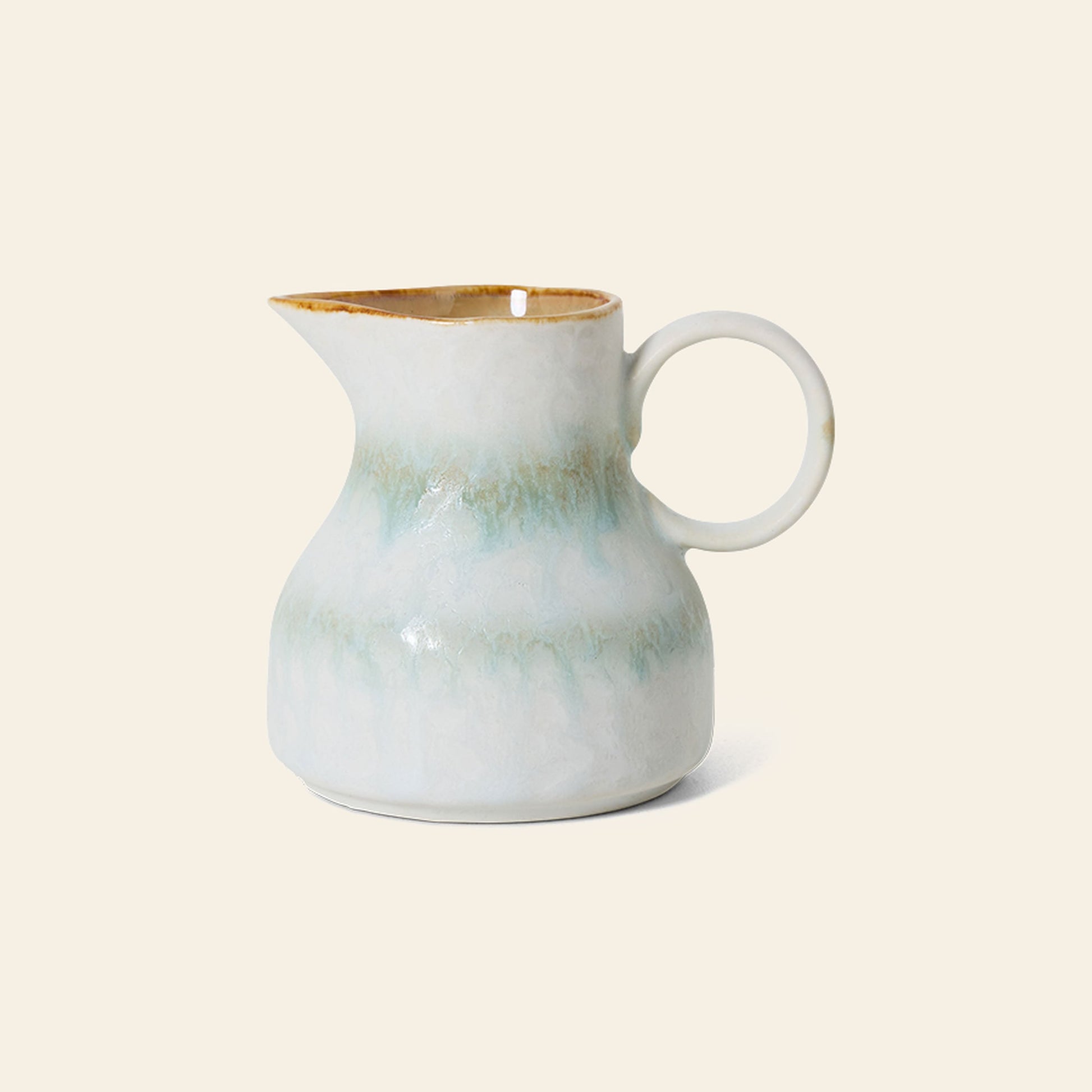 HKLIVING 70s Ceramics Milk Jug Petal