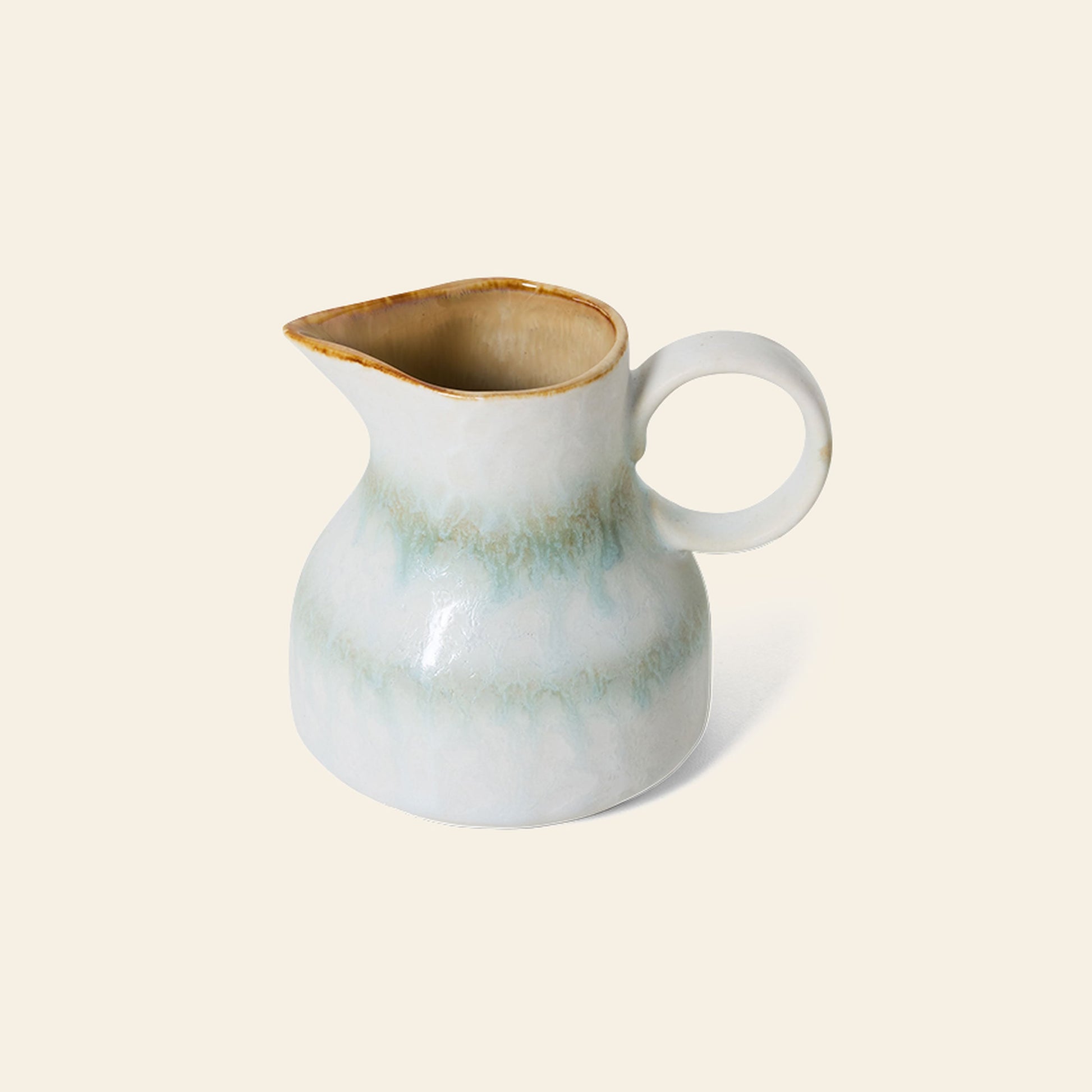 HKLIVING 70s Ceramics Milk Jug Petal