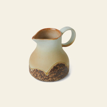 HKLIVING 70s Ceramics Milk Jug Shell