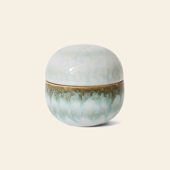 HKLIVING 70s Ceramics Sugar Pot Petal