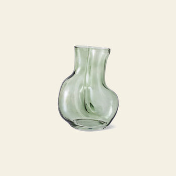 HKLIVING Gleam Glass Vase Olive
