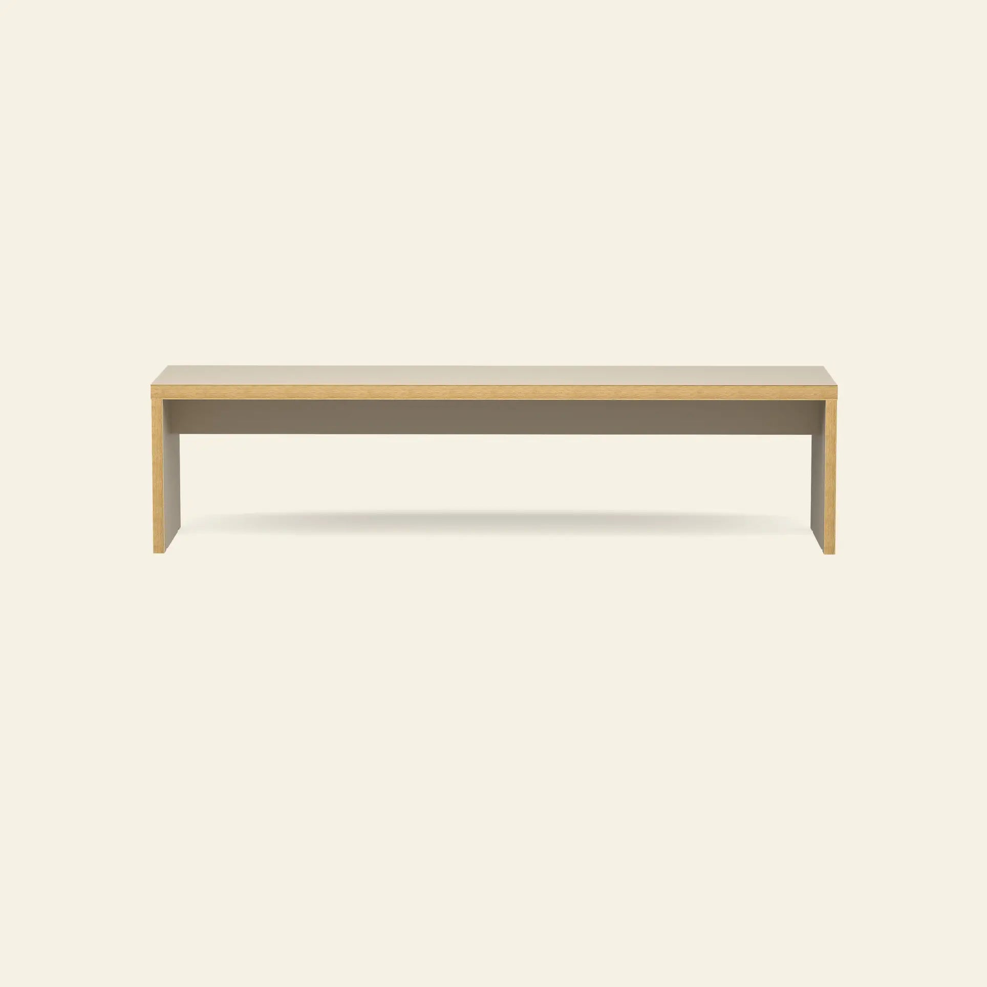 The HKLIVING Bench, 180cm by HKLIVING features clean lines and a light wood finish for versatile, modern seating, shown against a plain off-white background.