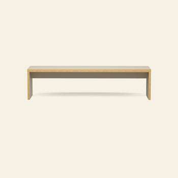 The HKLIVING Bench, 180cm by HKLIVING features clean lines and a light wood finish for versatile, modern seating, shown against a plain off-white background.