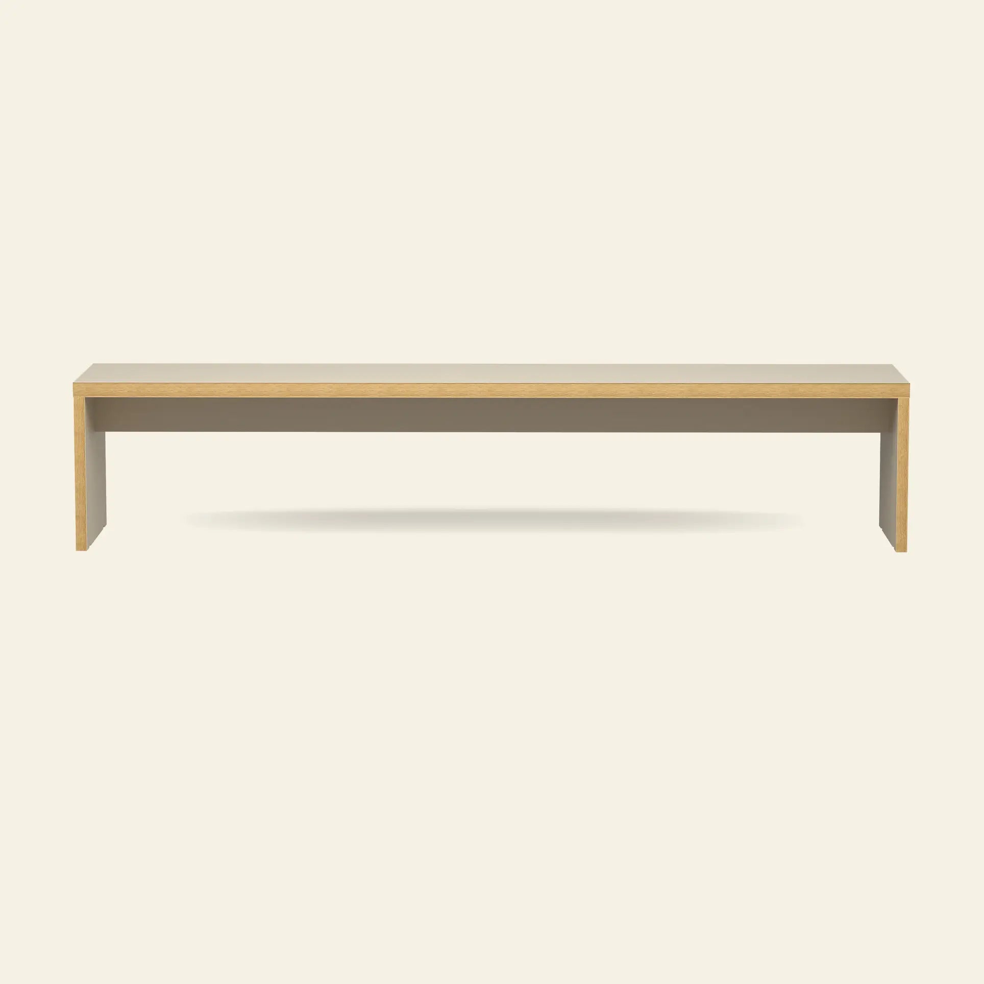 The HKLIVING Bench, 220cm by HKLIVING features a simple, modern rectangular design with clean lines—ideal for space-saving dining seating. Shown against a plain light background, it suits any setting effortlessly.