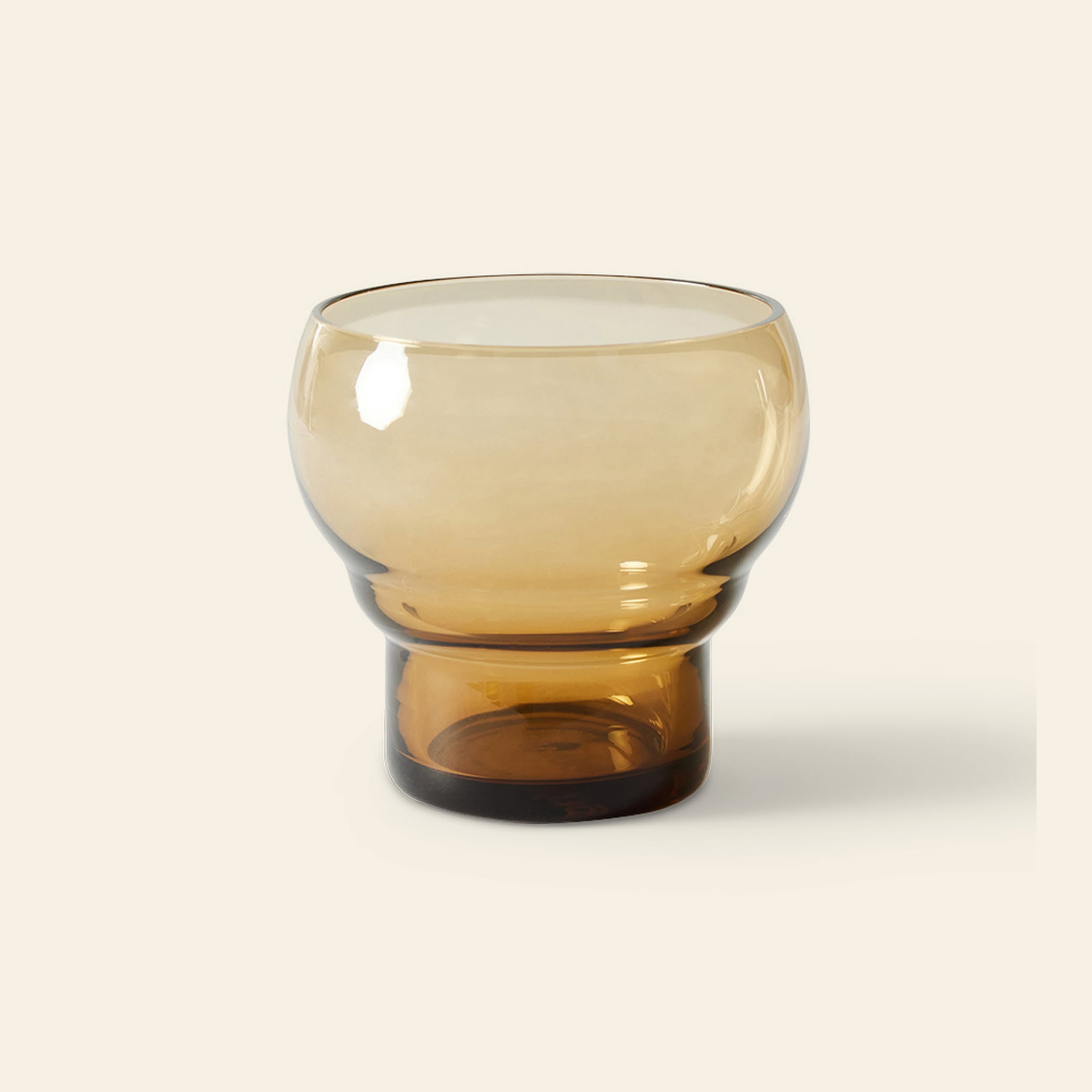 HKliving 70年代玻璃器皿：灯泡形玻璃杯，4件套
