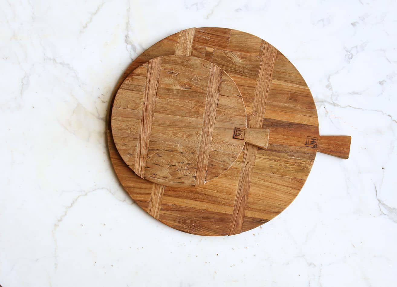 HKliving Bread Board Reclaimed Teak, Medium