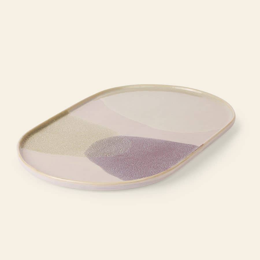 HKliving Gallery Ceramics: Oval Dinner Plate