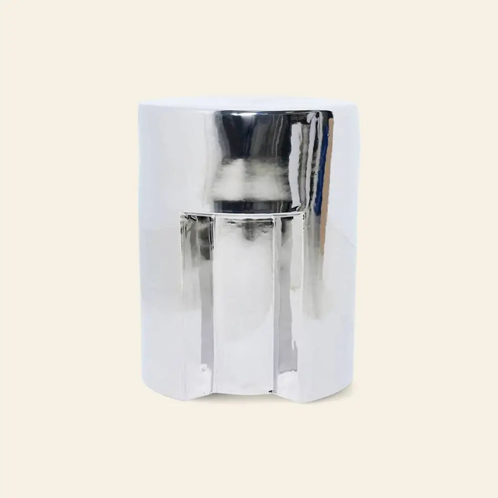 HKLIVING Stoneware Side Table - Chrome