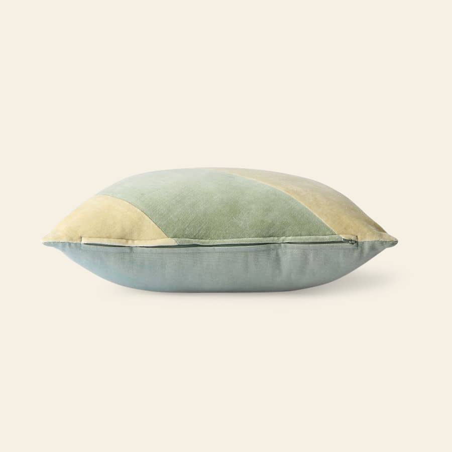 HKliving Striped Velvet Cushion