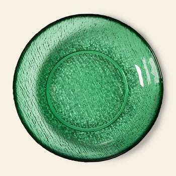HKliving The Emeralds Glass Salad Bowl Green 3