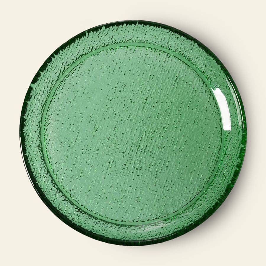 HKliving The Emeralds: Glass Side Plate