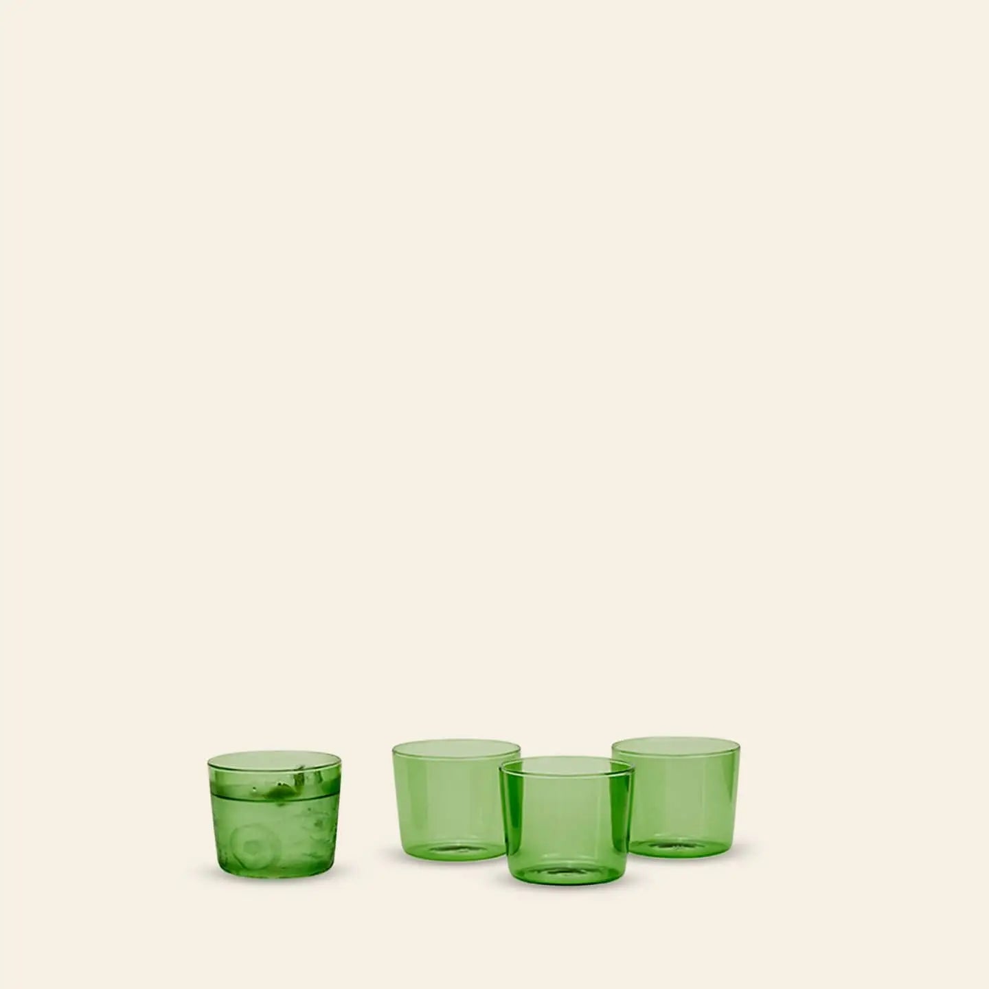 Hawkins New York Essential Glassware Set Of 4 Small Green