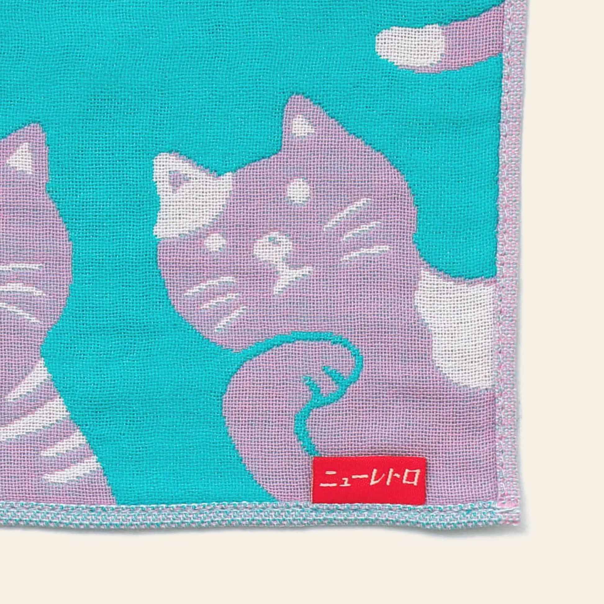 Hightide New Retro Gauze Handkerchief Cat
