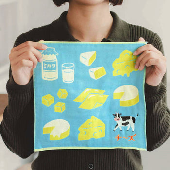 Hightide New Retro Gauze Handkerchief Cheese