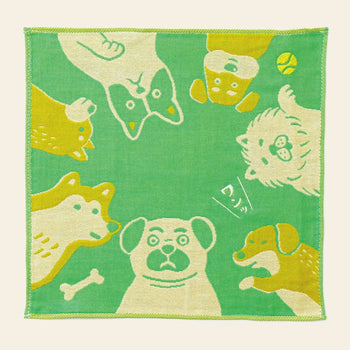 Hightide New Retro Gauze Handkerchief Dog