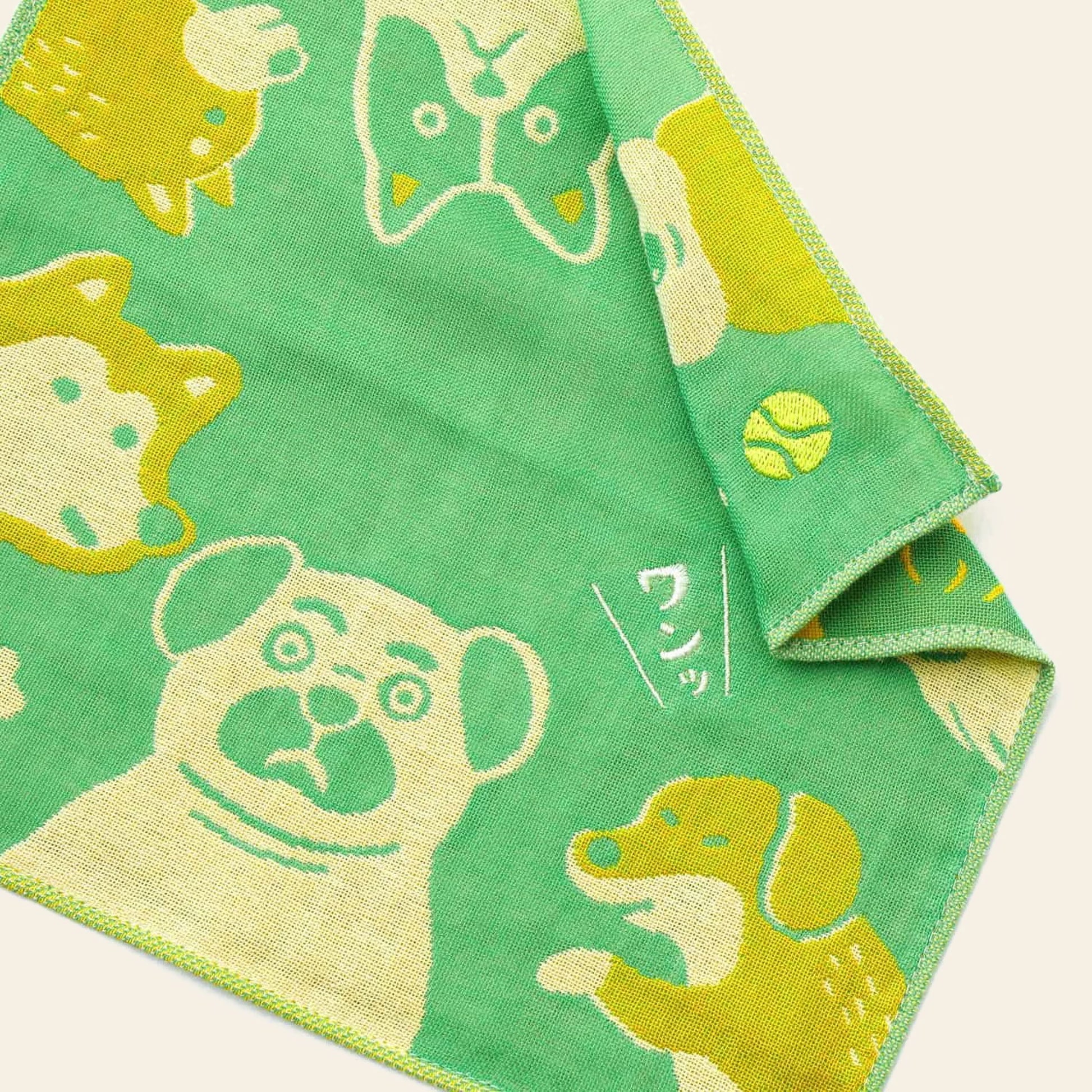 Hightide New Retro Gauze Handkerchief Dog