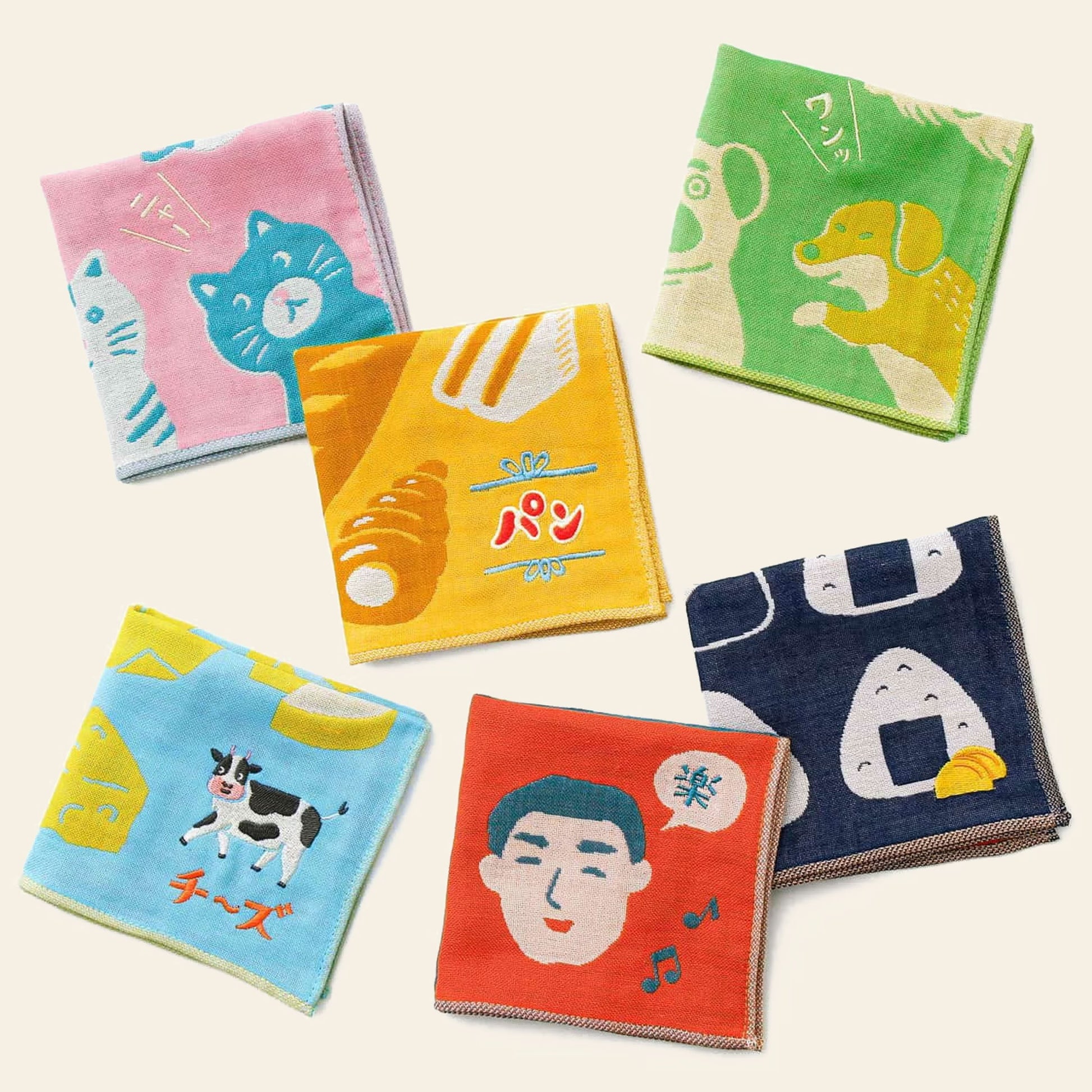 Hightide New Retro Gauze Handkerchief Emotion