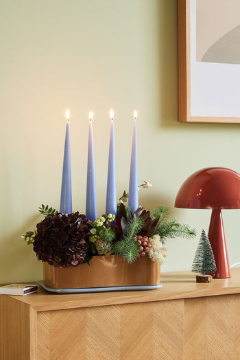 Hübsch Mush Table Lamp Mini Red