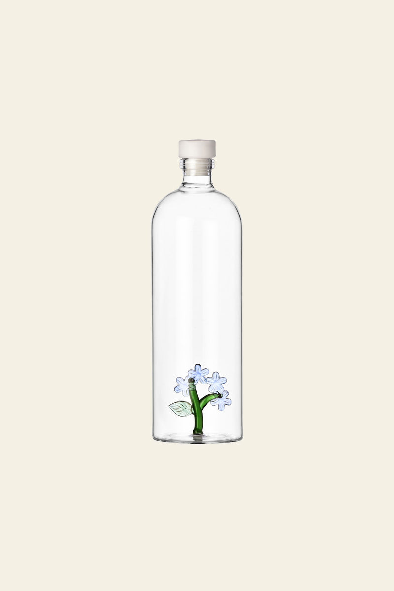 Ichendorf Milano Botanica 系列花卉玻璃瓶 - 浅蓝色