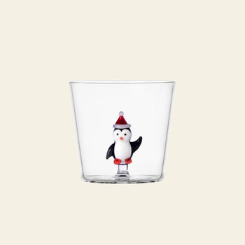 Ichendorf Milano Christmas Tales Tumbler V2 Penguin with Christmas Hat