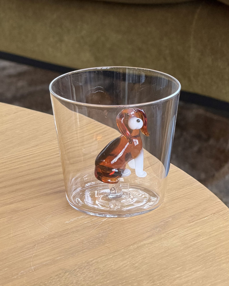 Ichendorf Milano 狗狗系列平底杯 - 巴吉度猎犬