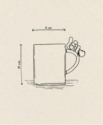 Ichendorf Milano Fruits And Flower Mug Squirrel