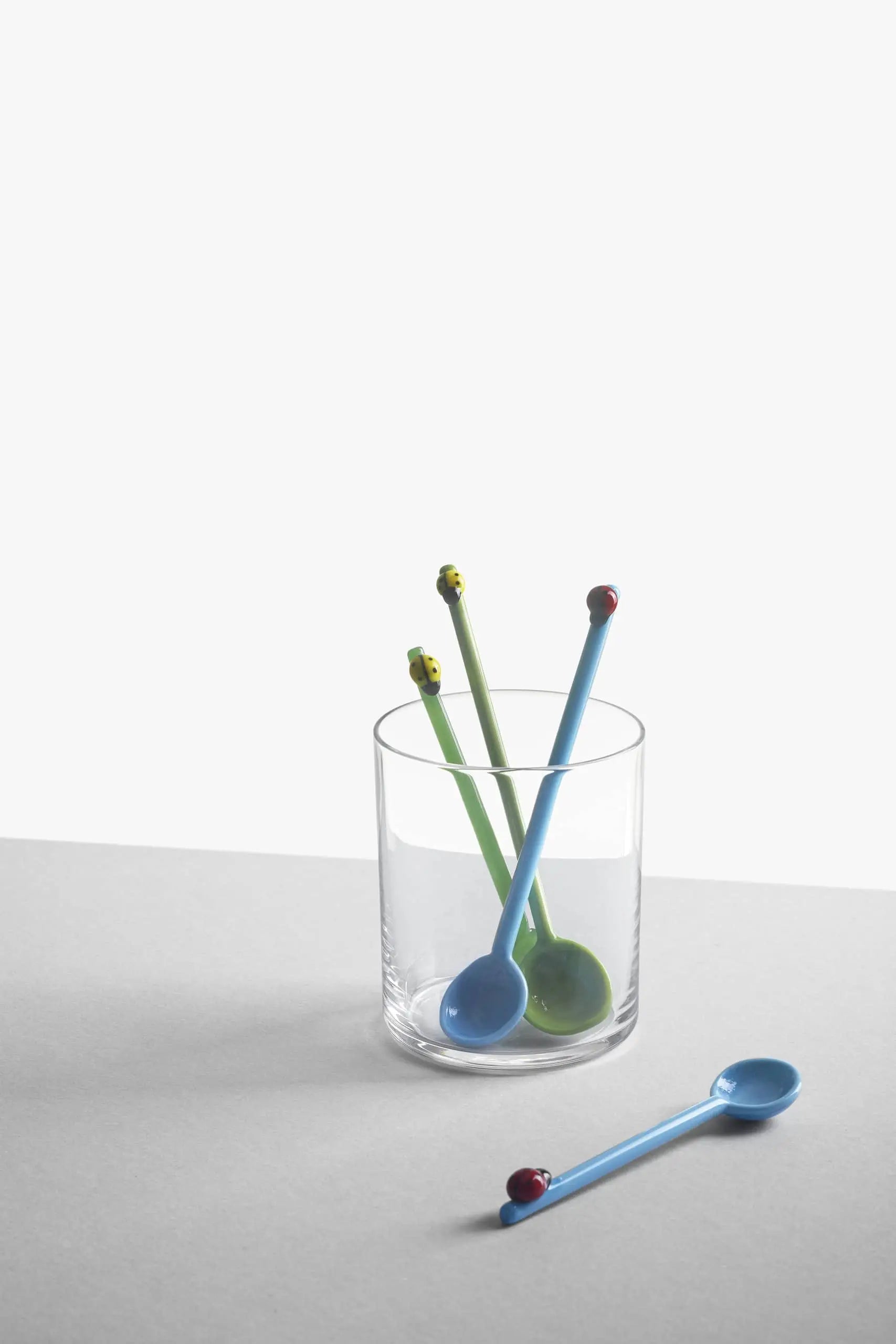 Ichendorf Milano Fruits and Flower Teaspoons, Set of 2