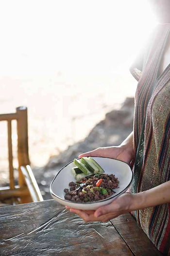 Kra Sanctuary Andaman Family Sharing Dish White