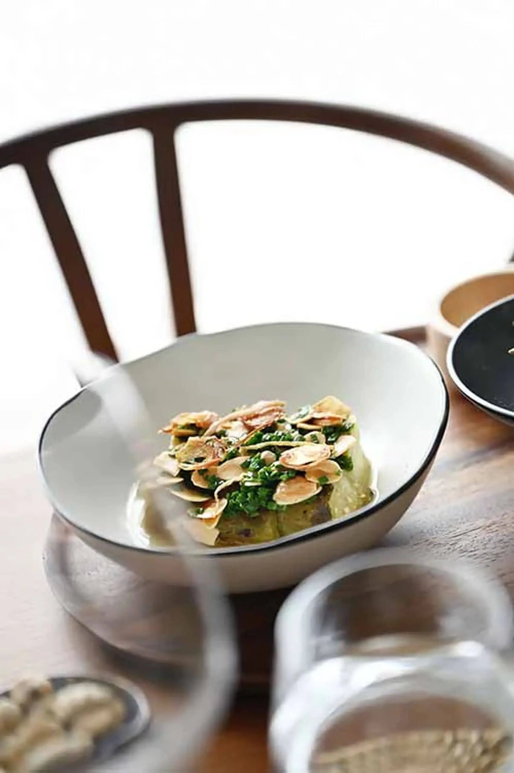 Kra Sanctuary Andaman Free Form Soup Bowl White