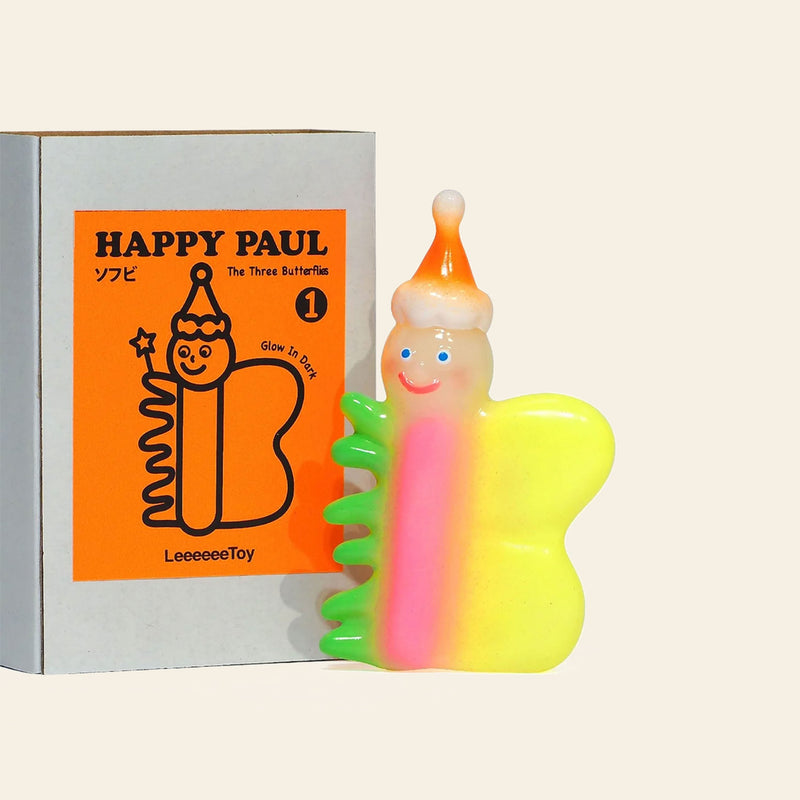 Leeeeee Toy Happy Butterflies Paul (Glow in the Dark)