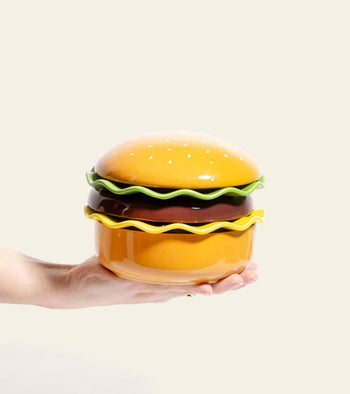 L'expressionist Hamburger Stackable Plate Set of 5