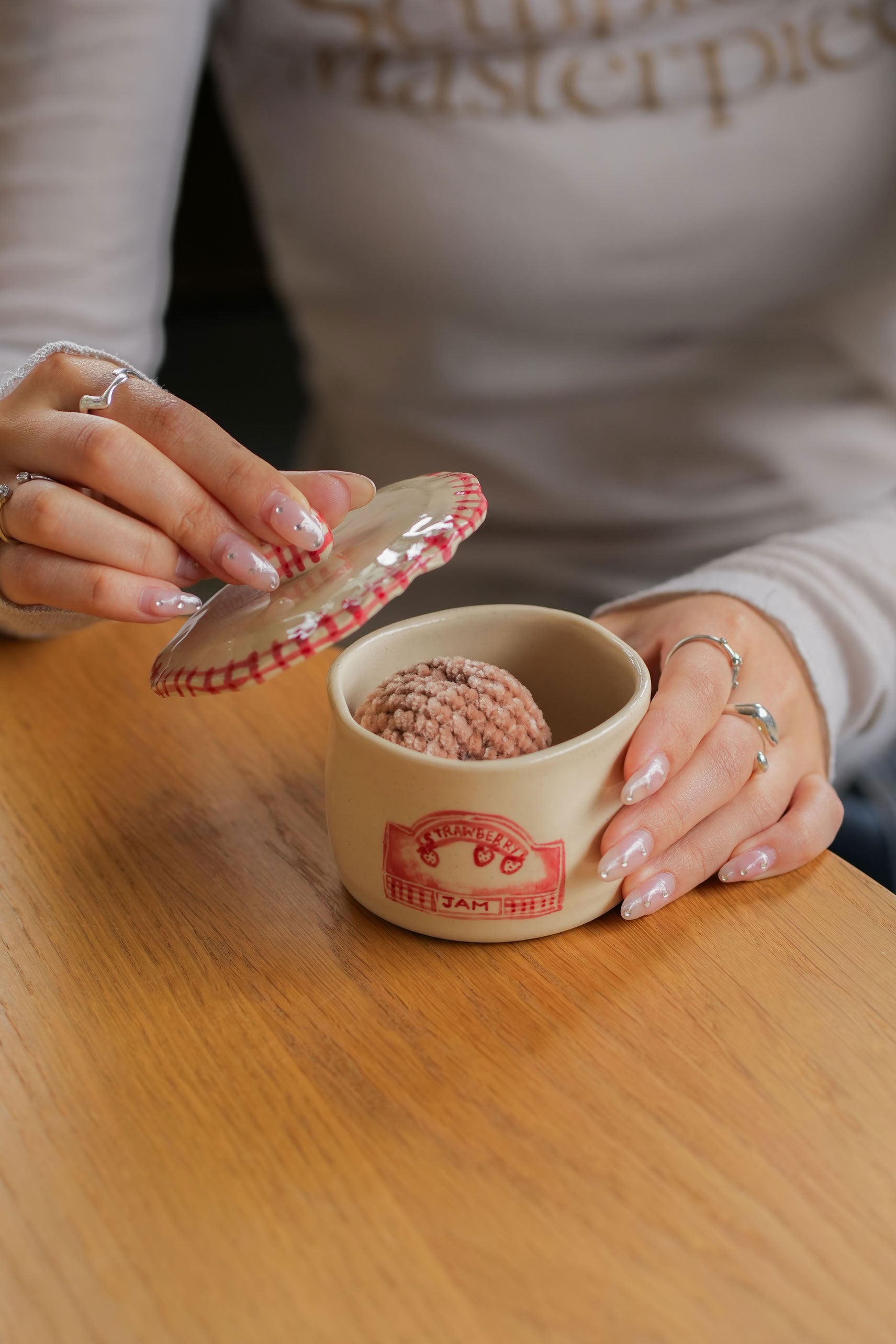 MIRYO Strawberry Jam Jar