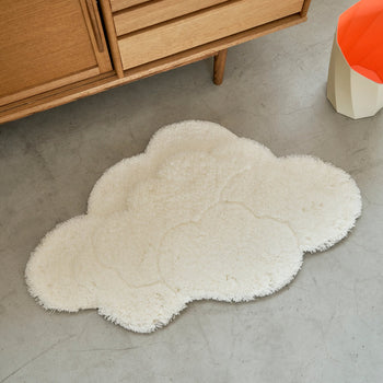 MIYOSHI RUG Alwayth x MIYOSHI RUG Cloooud Rug White