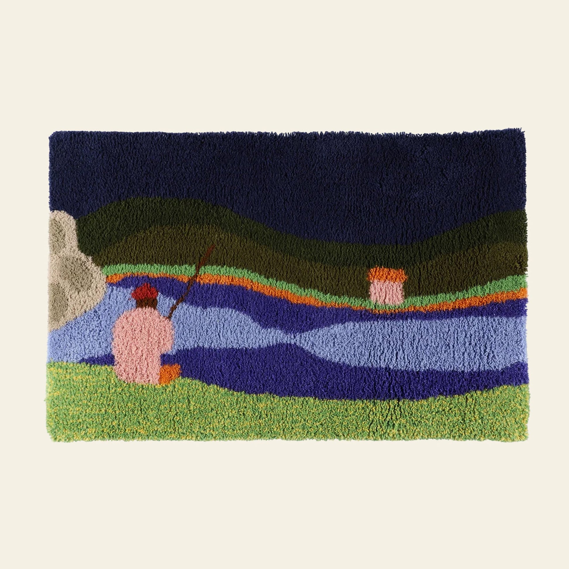 MIYOSHI RUG Lake Rug Multi