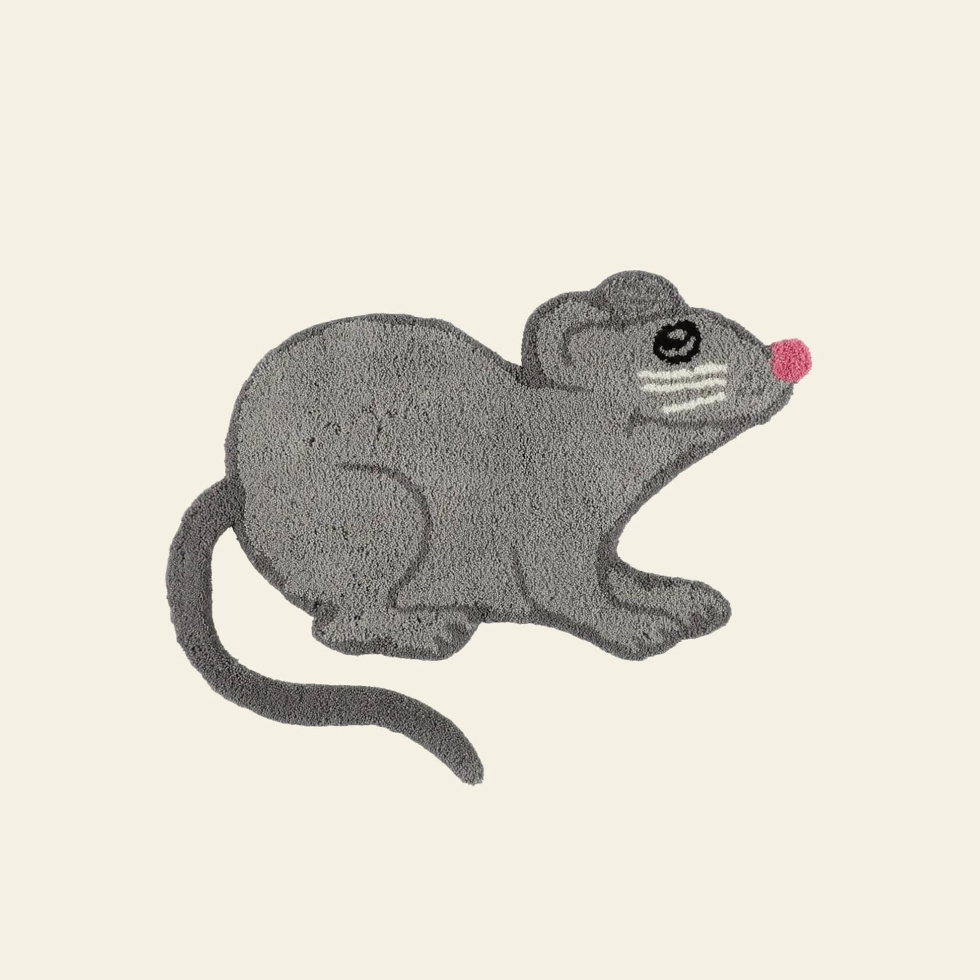MIYOSHI RUG Shiomi Wada x MIYOSHI RUG Mouse Rug Grey