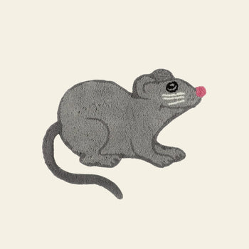 MIYOSHI RUG Shiomi Wada x MIYOSHI RUG Mouse Rug Grey