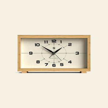 Newgate Lemur Alarm Clock Bamboo