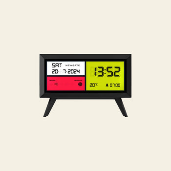 Newgate Spectronoma LCD Alarm Clock Black
